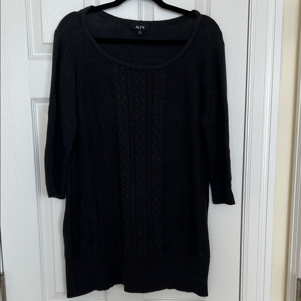 Alyx Black Cable Knit Women's Sweater